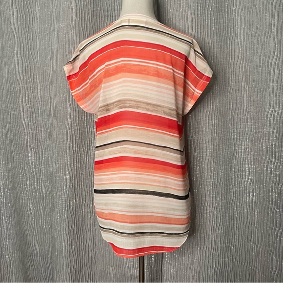 Chico’s Cassandra Red stripe top - Picture 4 of 10